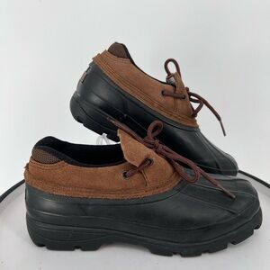 BASS‎ Brown & Black Lace-Up DUCK Shoes rain and snow shoes